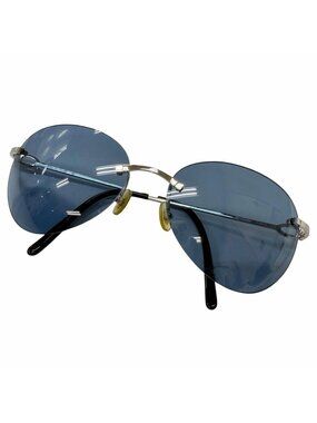 Cartier Trinity Vintage Sapphire Logo Teardrop Prescription Lenses Sunglasses Cartier logos trinity glasses - Gem main image 3